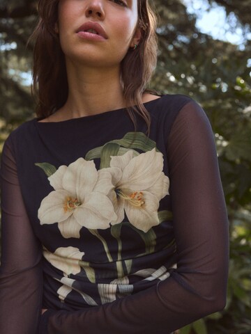 Next Shirt 'Kew Collection' in Schwarz