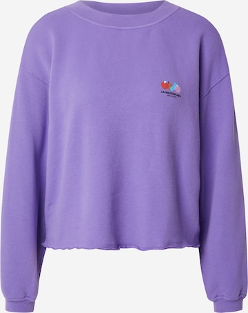 AMERICAN VINTAGE Μπλούζα φούτερ σε λιλά: μπροστά