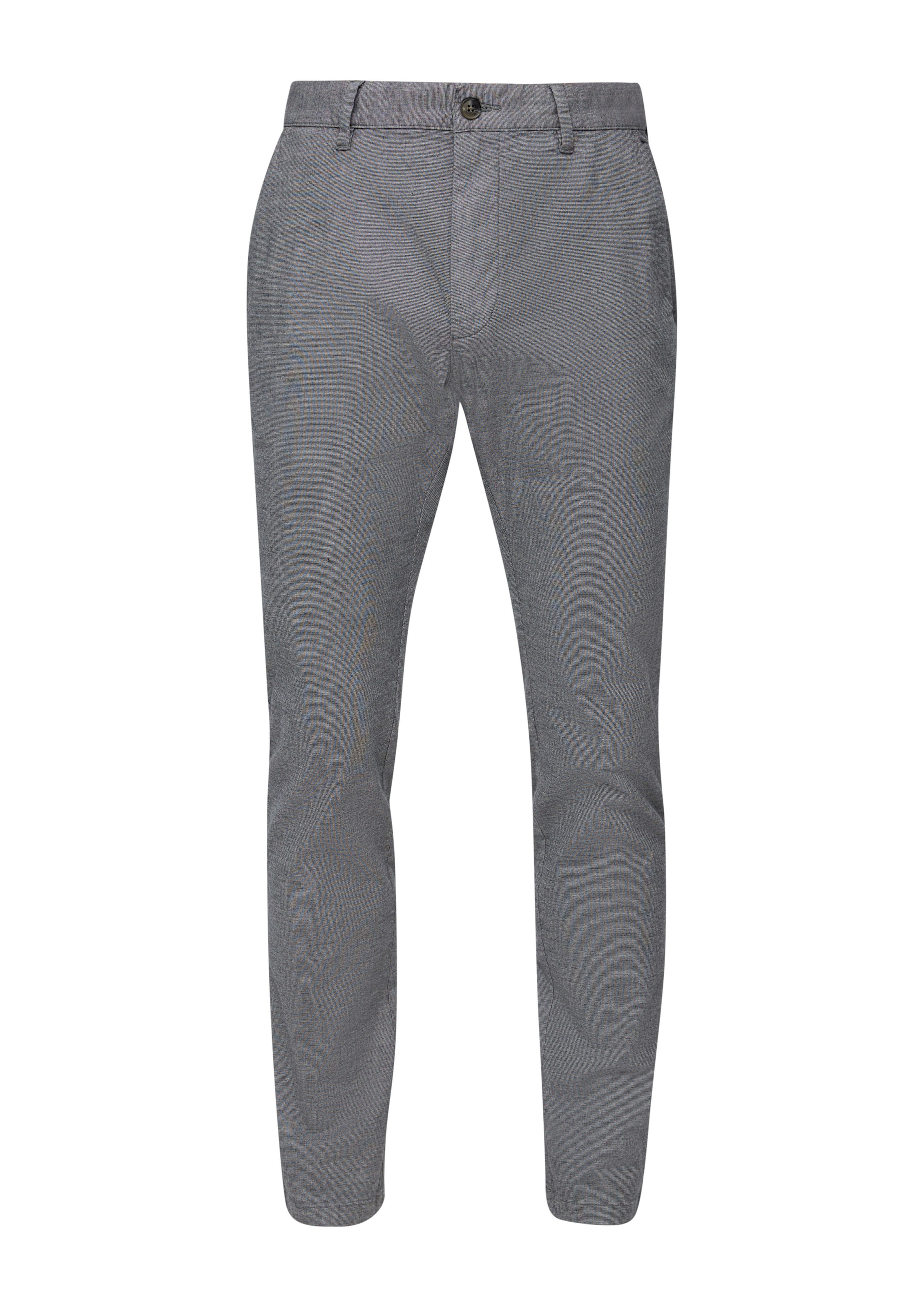s.Oliver Slimfit Hose 'Austin' in Grau: Vorderseite