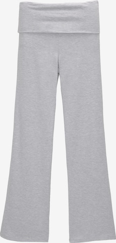Flared Pantaloni di Pull&Bear in grigio: frontale