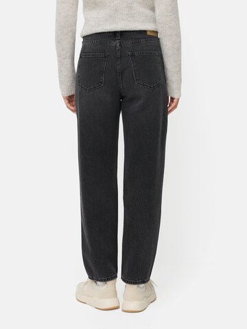 CAMEL ACTIVE Loosefit Barrel Jeans mit Gürtelschlaufen in Schwarz
