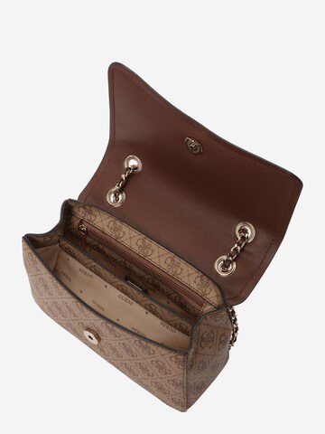GUESS Crossbody bag IZZY in Brown Brocade ABOUT YOU