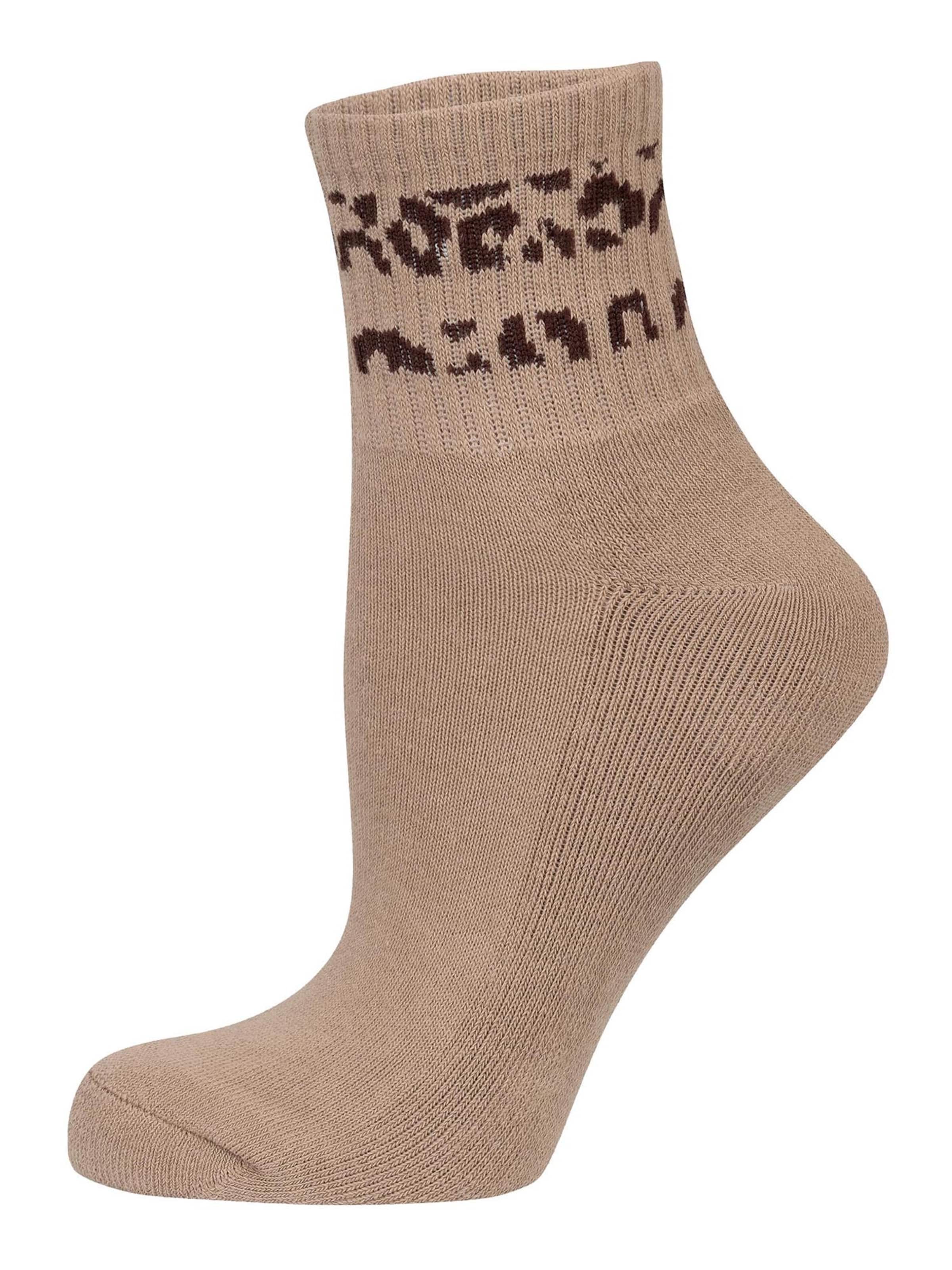 Nur Die Socks ' Kurzsocken ' in Beige