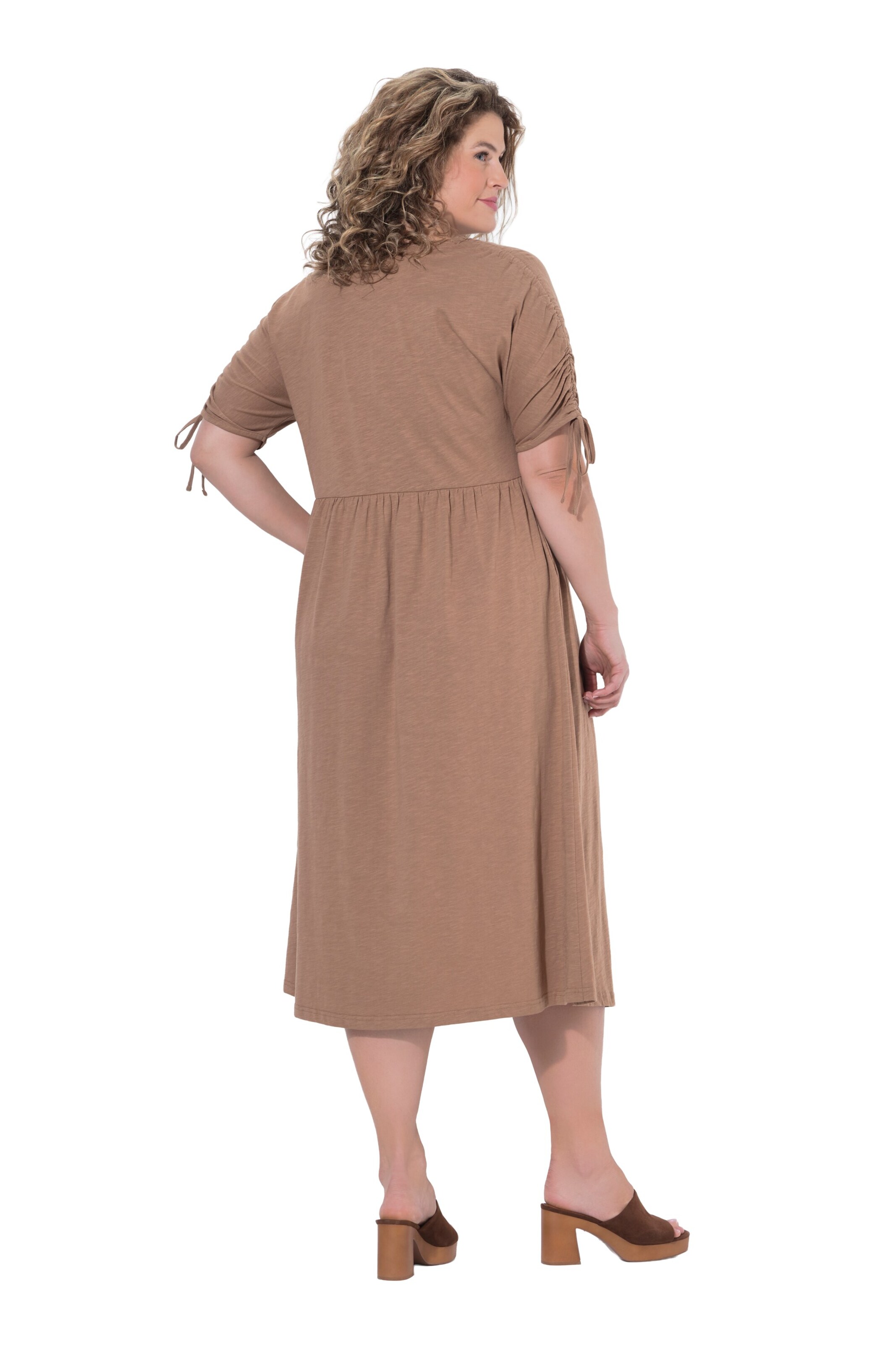 Ulla Popken Jurk in Bruin