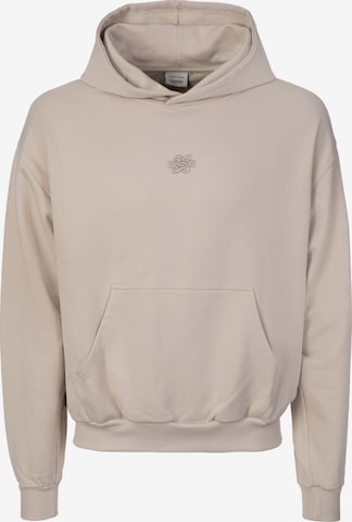Sweat-shirt Filling Pieces en beige : devant