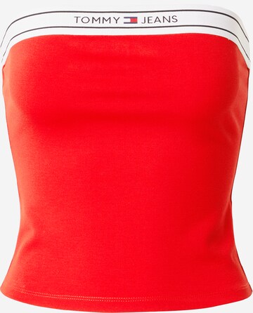 Tommy Jeans Top in Rood: voorkant