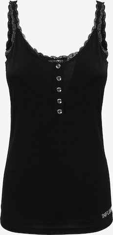 Influencer Top in Black: front