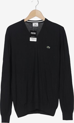 LACOSTE Sweater & Cardigan in L in Black: front