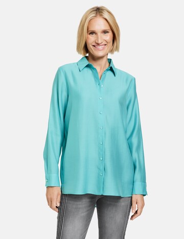 GERRY WEBER Blouse in Blauw: voorkant