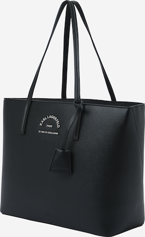 Karl Lagerfeld - Shopper 'Rue' em preto