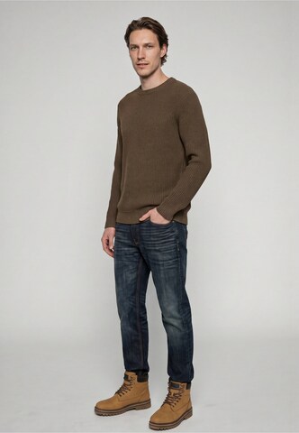 INDICODE JEANS Trui 'Torpedo' in Bruin