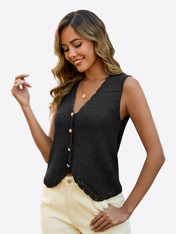 Imily BelaKardigan bez rukava - crna boja
