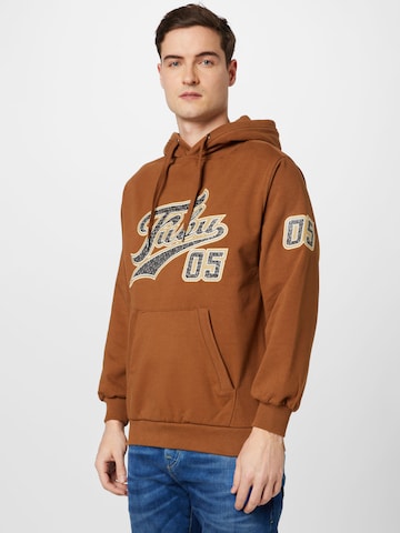 FUBU Sweatshirt i brun: framsida