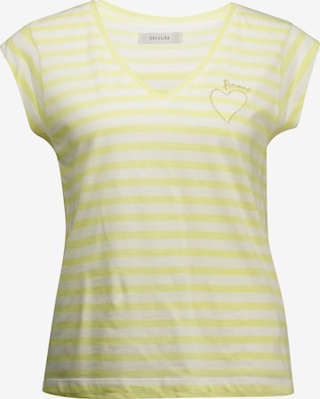 T-Shirt 'VAMIKA' Deeluxe en jaune : devant