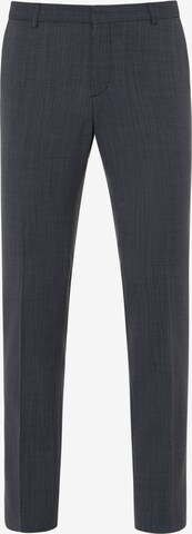 BENVENUTO Slim fit Pleated Pants 'Iago' in Blue: front