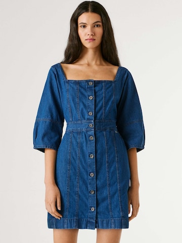 Pepe Jeans Jurk 'PIP' in Blauw: voorkant