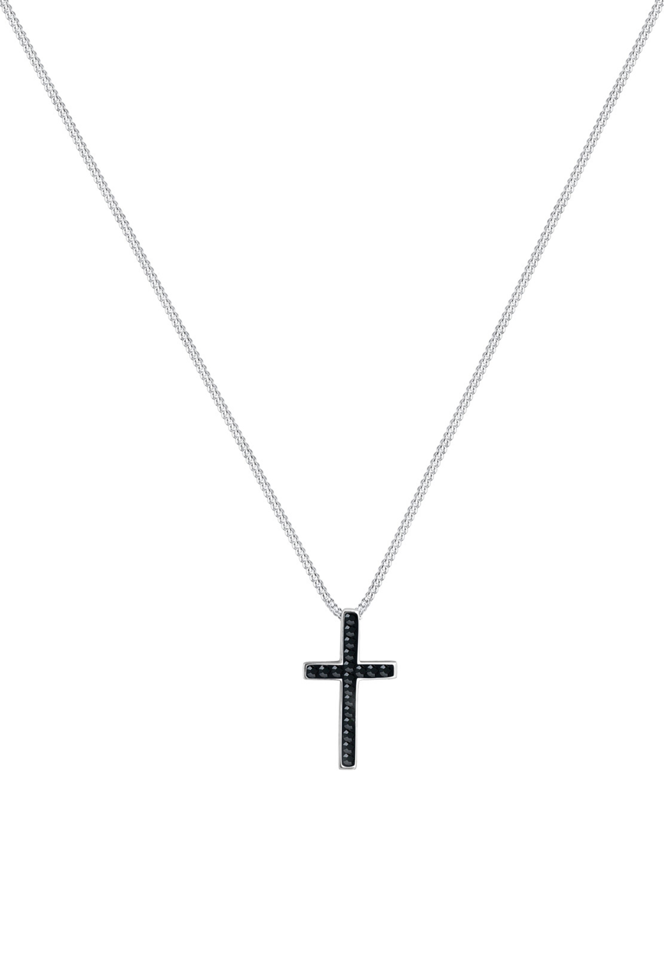 ELLI Necklace 'Kreuz' in Silver