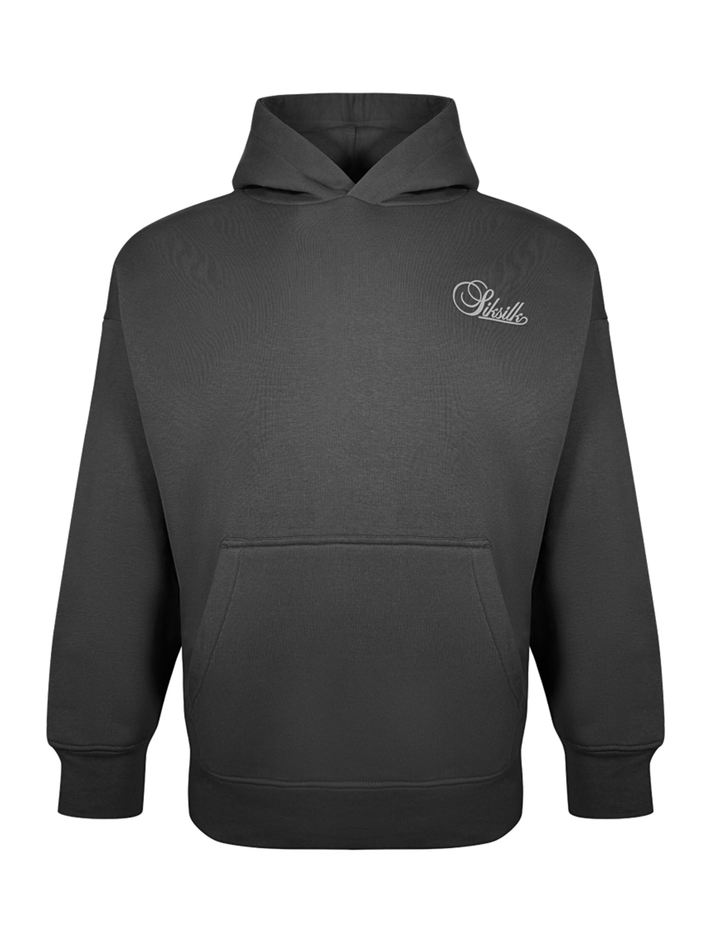 Sweat-shirt SikSilk en noir : devant