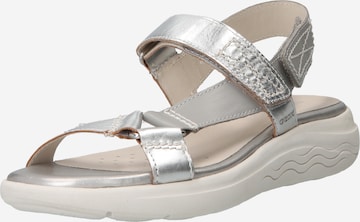 GEOX Sandal 'Spherica' i silver: framsida