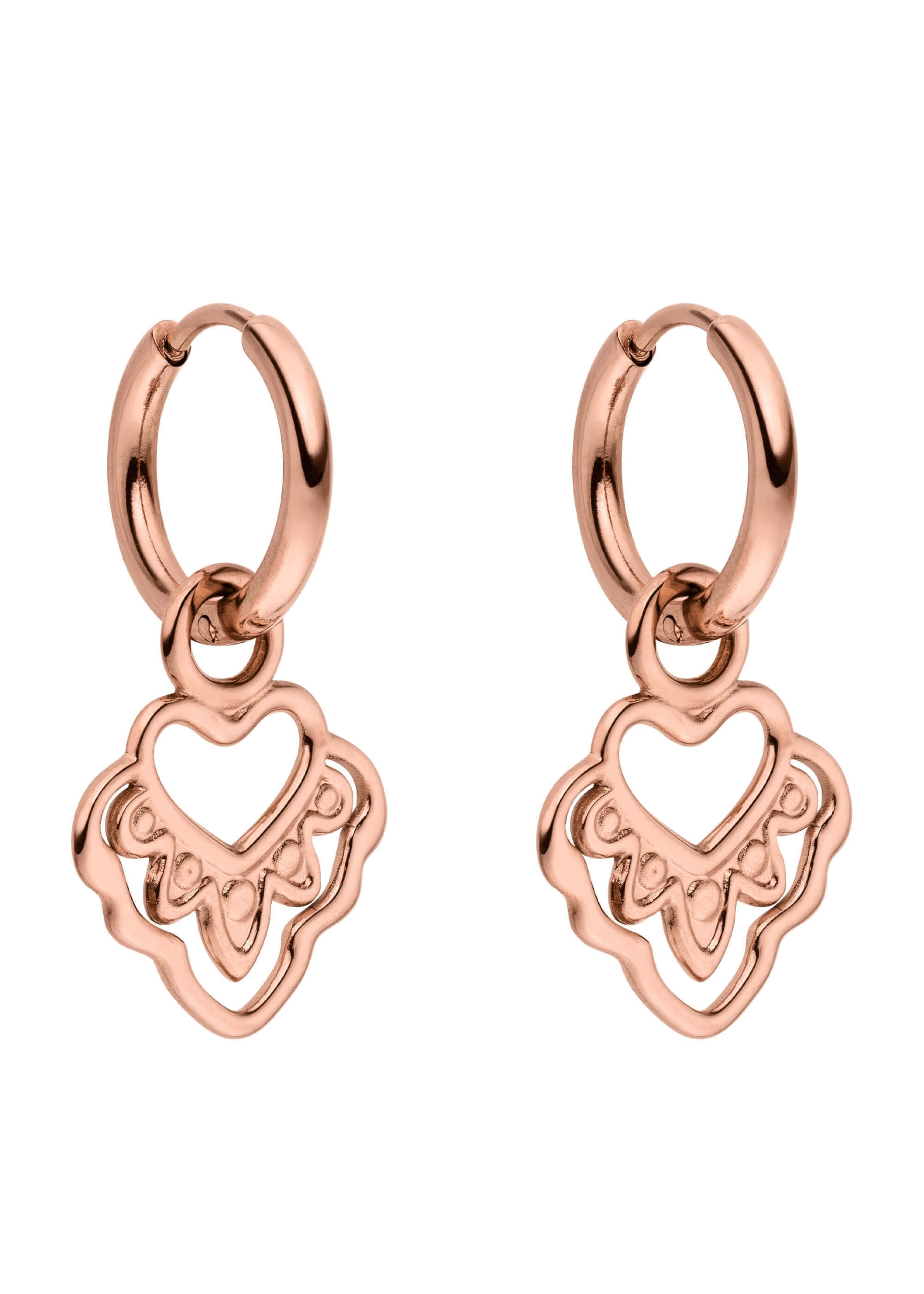 PURELEI Earrings 'Heart' in Gold: front