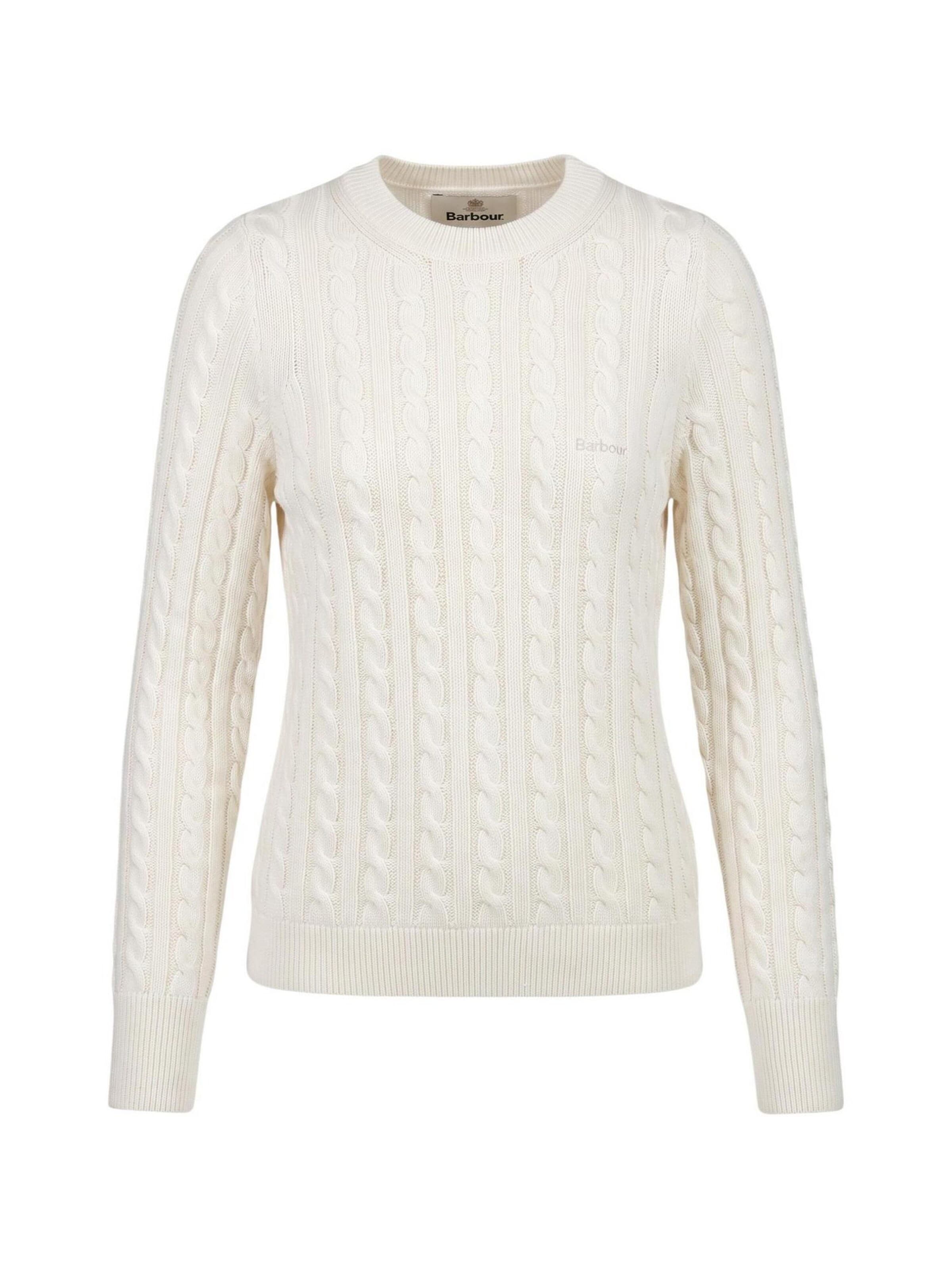 Barbour Pullover 'ASHDOWN KNITTED JUMPER 262MLKN1834' in Beige: Vorderseite