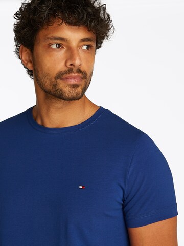 TOMMY HILFIGER Slim fit Majica | modra barva