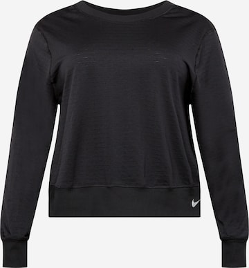 NIKE Performance Shirt 'ELEMENT' in Black: front