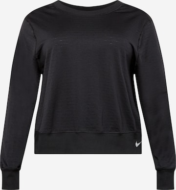 NIKE - Camisa funcionais 'ELEMENT' em preto: frente