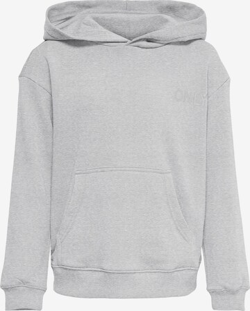 KIDS ONLY Sweatshirt 'Never' in Grau: predná strana