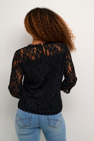 Cream Bluse 'CR Kit' i sort