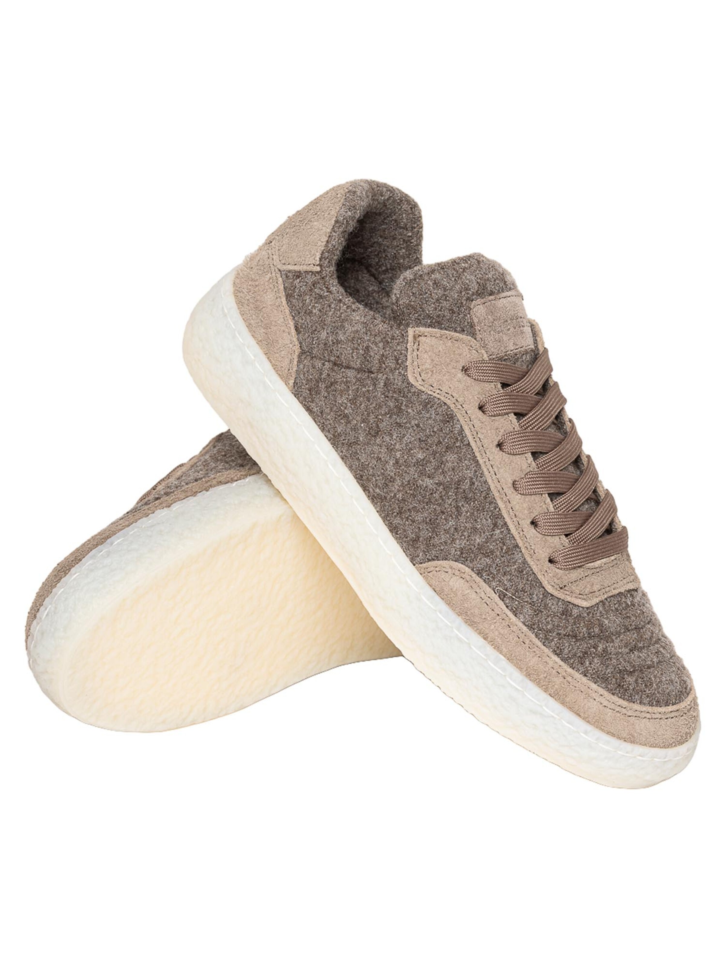 Gottstein Sneakers 'Wool Blaze' in Brown