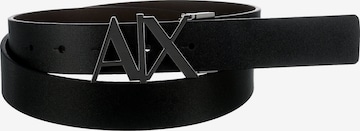 ARMANI EXCHANGE Gürtel in Schwarz: Vorderseite