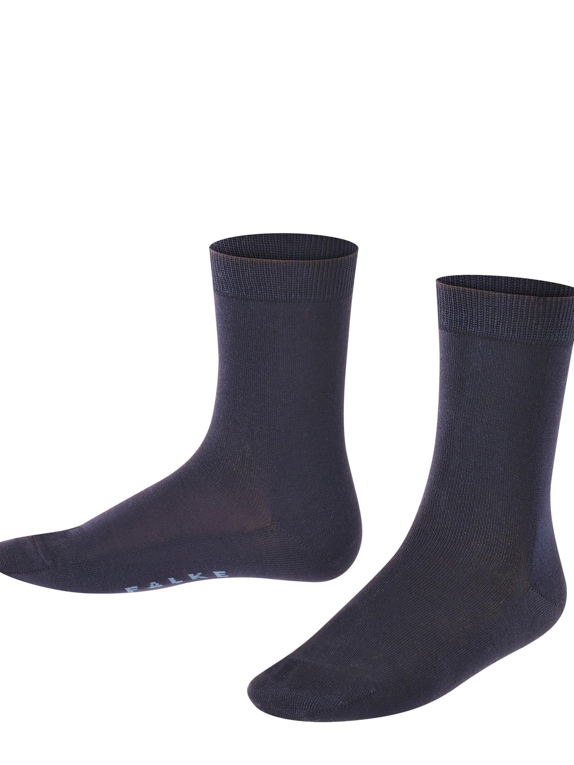 FALKE Socks 'Cotton Finesse' in Blue: front