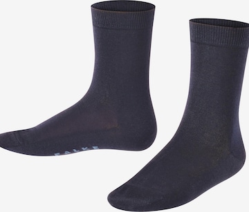 FALKE Socks 'Cotton Finesse' in Blue: front