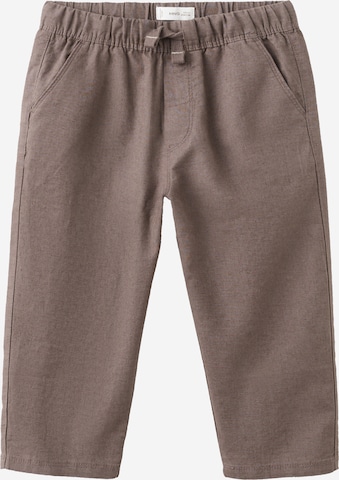 MANGO KIDS Loosefit Housut 'SKATEB' värissä ruskea: etupuoli