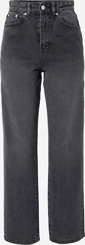 Nasty Gal Tapered Jeans in Grey: front
