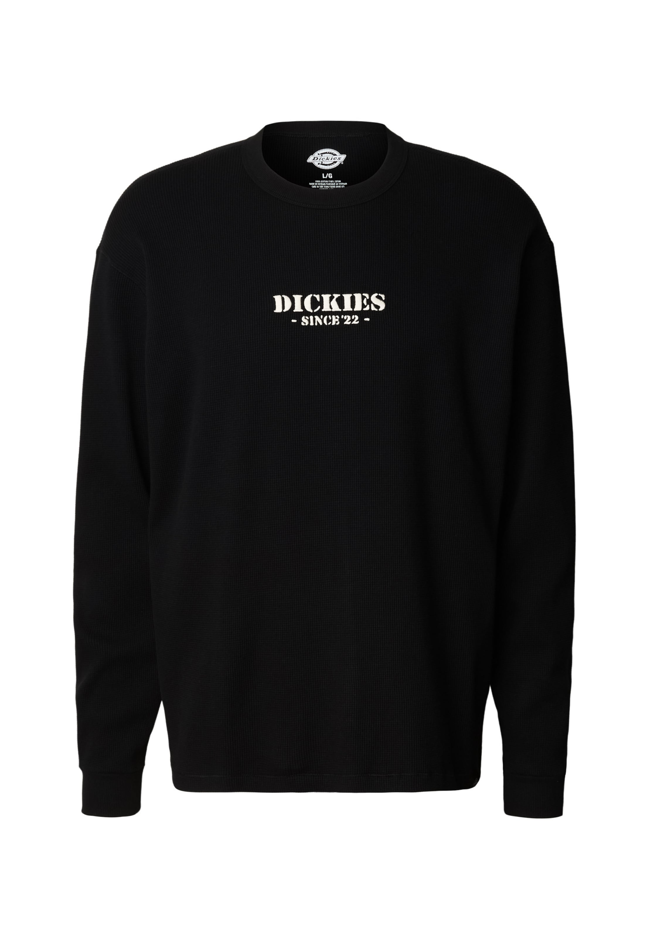 DICKIES Shirt in schwarz / weiß, Produktansicht