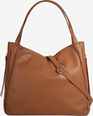 Sac à bandoulière Samantha Look en marron : devant