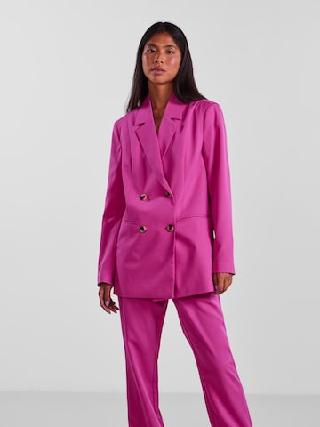 PIECES - Blazer 'Amalie' em roxo: frente