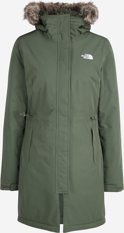 THE NORTH FACE Outdoorová bunda 'Zaneck' - Zelená: predná strana