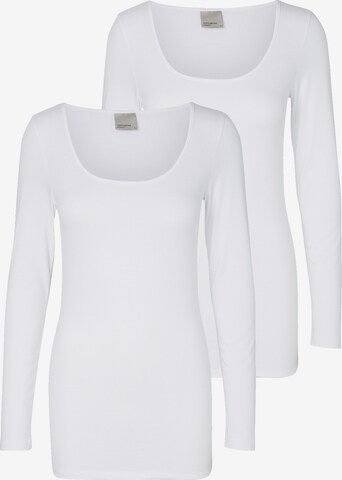 VERO MODA Koszulka 'Maxi' w kolorze biały: przód