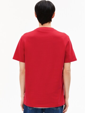 ARMEDANGELS T-Shirt 'Maarkos' in Rot