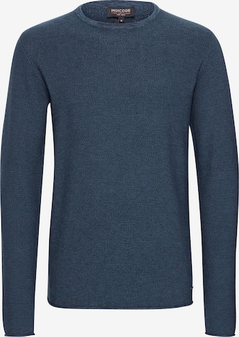 INDICODE JEANS Sweater 'Jadas' in Blue: front