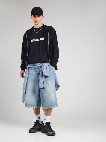 Nike Sportswear Paita 'AIR' värissä musta