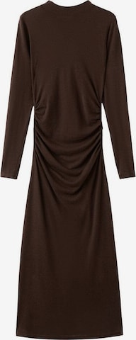 MANGO Strickkleid 'Brat' in Braun: Vorderseite