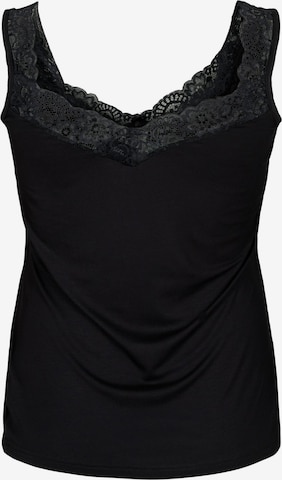 juoda Zizzi Palaidinė be rankovių 'MCASSIE': priekis