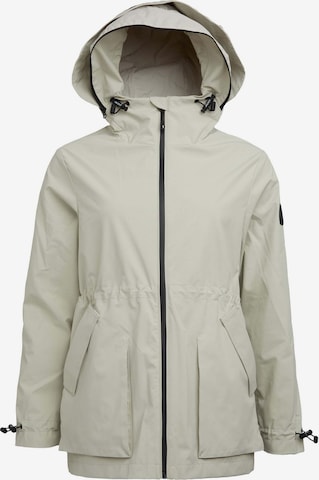 Veste outdoor ' Helio Mid Windbreaker ' JACK1T en blanc : devant