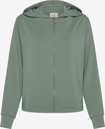 Veste de survêtement DEHA en vert : devant