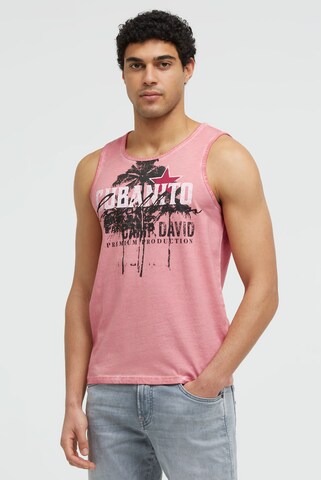 CAMP DAVID Shirt in Red: front