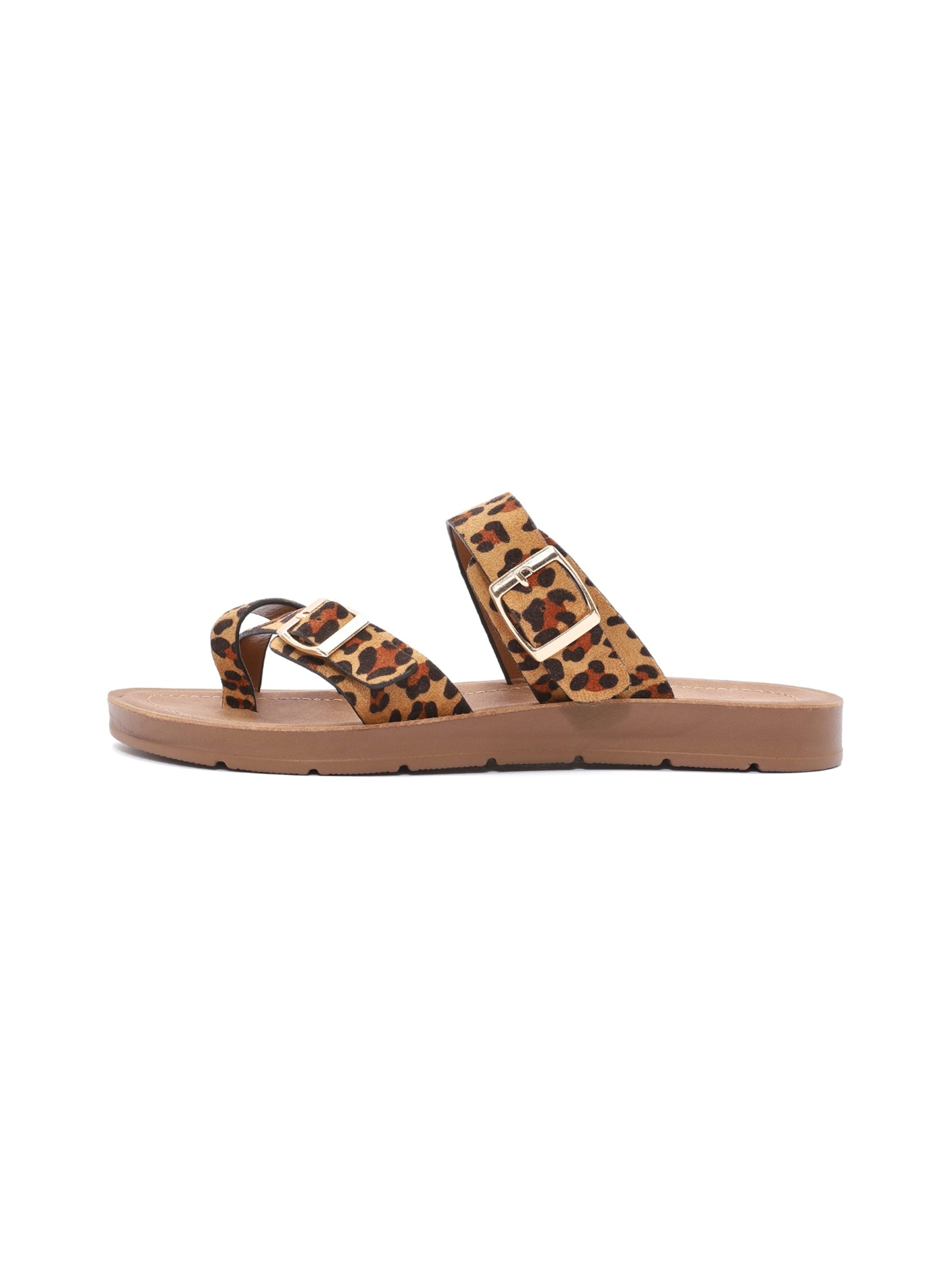 Mule Derimod en marron : devant